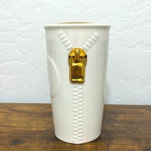 Starbucks Gold Zipper Double Wall Traveler Limited Edition